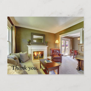 Postale Immobilier merci carte postale.