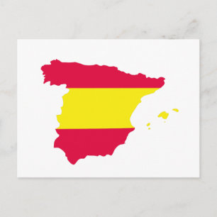 Postale Indicateur de carte Espagne