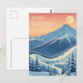 Postale Ischgl Autriche Europe vacances ski moderne Carte (Devant / Derrière)