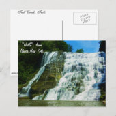 POSTALE ITHACA, CARTE POPULAIRE (Devant / Derrière)