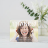 Postale Je L'Ai Fait ! Carte de remerciements de diplôme (Debout devant)