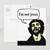 Postale Je ne suis pas jésus - Che guevara comics carte po (Devant / Derrière)