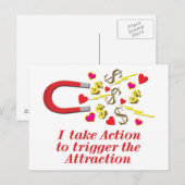 Postale Je prends des mesures pour déclencher la carte pos (Devant / Derrière)