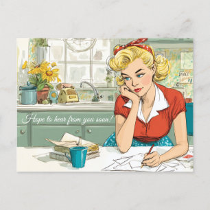 Postale J'espère avoir de vos nouvelles bientôt ! Carte po