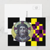 Postale Jésus Christ & Compassion, art moderne / carte pos (Devant / Derrière)