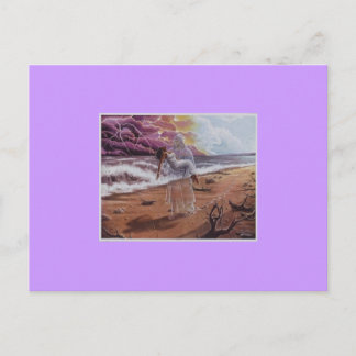 Postale JÉSUS portant une femme en difficulté Zazzle Carte