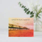 Postale Jetée victorienne St Annes à Lancashire, carte pos (Debout devant)