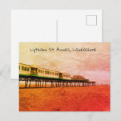 Postale Jetée victorienne St Annes à Lancashire, carte pos (Devant / Derrière)