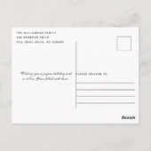 Postale Jingle | Carte de Noël photo moderne (Dos)