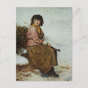 Postale John Everett Millais - Ramasseur de gui Carte post