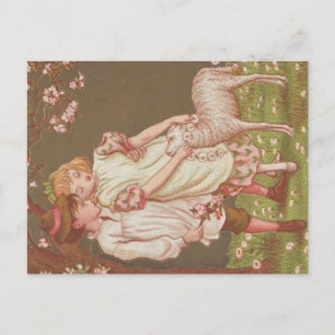 Postale Jolie carte de la Saint-Valentin vintage kitsch, E