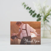 POSTALE JOLIE TYPE | CARTE POST MERCI MARIAGE (Debout devant)