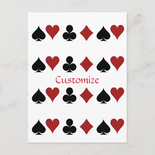 Postale Jouer des combinaisons de carte Thunder_Cove (Devant)