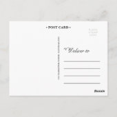 POSTALE JOUR LE PLUS DOUCE | CARTE POST MERCI MARIAGE (Dos)