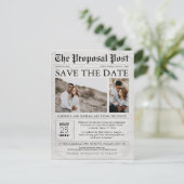 Postale Journal Enregistrer la date Deux photos Carte post (Debout devant)