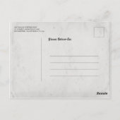 Postale Journal Enregistrer la date Deux photos Carte post (Dos)