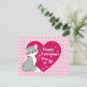 Postale Joyeuse carte de la Saint-Valentin (Debout devant)