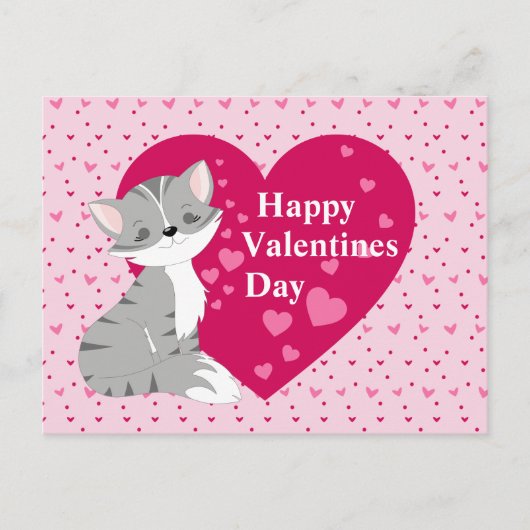 Postale Joyeuse carte de la Saint-Valentin (Devant)