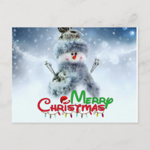 Postale Joyeuse carte de Noël