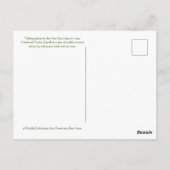 Postale Joyeuse Journée nationale des sentiers ! Carte pos (Dos)