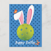 Postale 🐰 Joyeuses Pâques pour Pickleballer, carte postal (Devant)