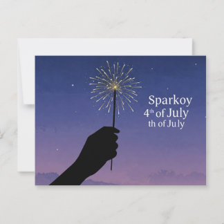 Postale Joyeuses pattes du 4 juillet pour la liberté Carte