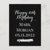 Postale Joyeux 15e anniversaire Carte cadeau idée garçon n (Devant)