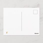 Postale Joyeux 1er Anniversaire, Carte Personalisée Teddy  (Dos)