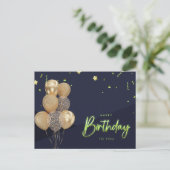 Postale Joyeux anniversaire à vous carte (Debout devant)