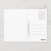 Postale Joyeux anniversaire, carte cerise sur le cadeau (Dos)