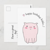 Postale Joyeux Anniversaire Gamin...! Carte d'anniversaire (Devant / Derrière)