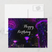 Postale Joyeux Anniversaire Jardins de la baie #5 Carte po (Devant / Derrière)