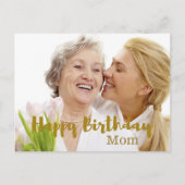 Postale Joyeux anniversaire maman Carte photo (Devant)