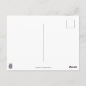 Postale Joyeux dauphin souriant et célébrant | Carte (Dos)