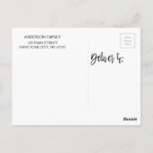 Postale Joyeux Halloween Boo ! Carte photo d'Halloween (Dos)