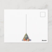 Postale Joyeux Noël Koala assis dans la carte Gumtree (Dos)