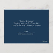 Postale Joyeux script de vacances superposer carte photo d (Dos)