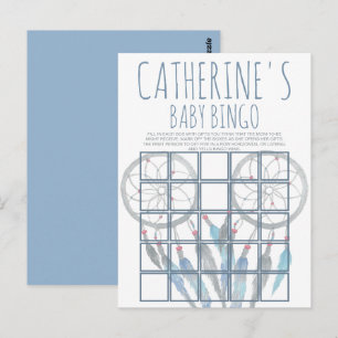 Postale Jungle Safari Animal Baby shower Carte Bingo