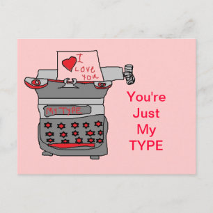 Postale Juste ma carte type