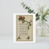 Postale Juste puisque carte de voeux (1916) (Debout devant)