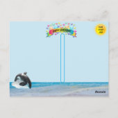 Postale Juste une carte d'anniversaire de vie marine vraim (Dos)