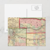 Postale Kan, Neb, Colo Carte par Mitchell (Devant / Derrière)