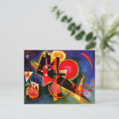 Postale Kandinsky - En Bleu, célèbre carte d'art (Debout devant)