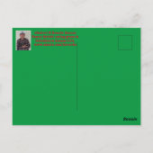 Postale Kansas Bunny Rabbit fermer la carte postale. (Dos)