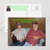 Postale Kansas Hillbillies avec là Lune Shine POST CARTE (Devant / Derrière)