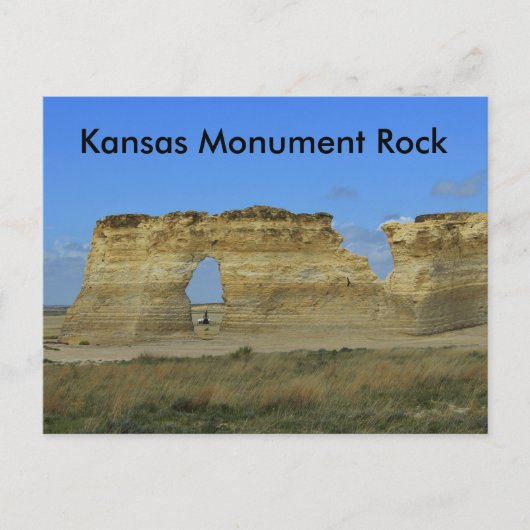 Postale Kansas Monument Rock CARTE POST (Devant)