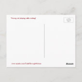 Postale Karate Kitty Chat jouer carte Postcard (Dos)