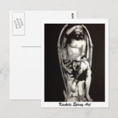 Postale Kaskets Spray Art - Lucifer dans les chaînes carte (Devant / Derrière)
