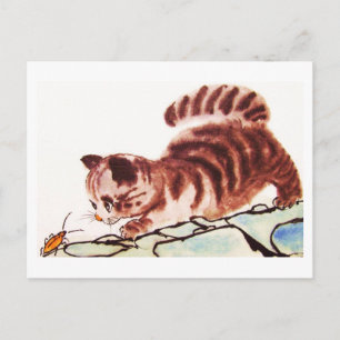 Postale Katze Nr.32 * Katzen-Postkarten * Carte Cat-Art-Po