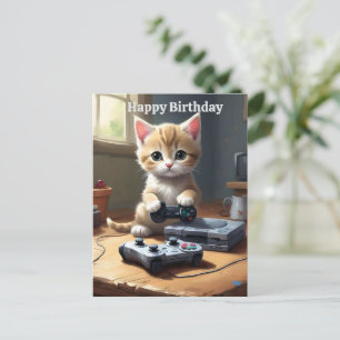 Postale Kiton de jeu adorable, carte d'anniversaire